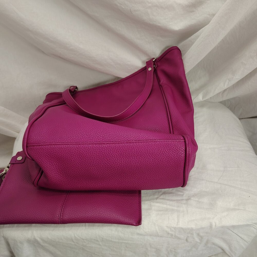 thirty one pink purse with matching clutch - Picture 9 of 10